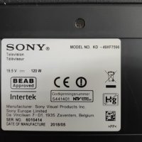 Телевизор Sony KD-49XF7596 На части , снимка 2 - Части и Платки - 35462572