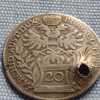 Сребърна монета 20 кройцера 1764г. Мария Терезия Виена Свещена Римска Империя 13618, снимка 11 - Нумизматика и бонистика - 42899895