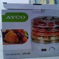 Уред за сушене, изсушаване на плодове и зеленчуци месо и подправки AYCO 250 W 4 рафта от 40 до 70 гр, снимка 2 - Други - 37635924