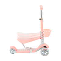 Makani Тротинетка BonBon 4 в 1 Candy Pink, снимка 8 - Детски велосипеди, триколки и коли - 44525077