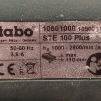 Прободен трион  Metabo STE100 Plus с куфар - употребяван, снимка 3 - Други инструменти - 44796852