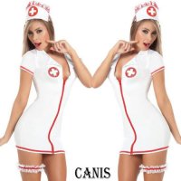 Еротично бельо - Секси костюм на медицинска сестра - Код 1250, снимка 3 - Бельо - 38803302