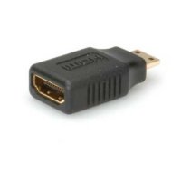 Преходник от HDMI Mini M към HDMI F Roline 12.03.3152 Мини Адаптер преобразувател, снимка 2 - Кабели и адаптери - 31320843