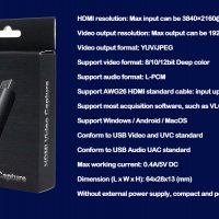 ANIMABG 4K full HD HDMI видео рекордер, снимка 6 - Чанти, стативи, аксесоари - 31982409