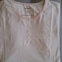 Мъжка бяла лятна блуза фланелка Saviola XL, снимка 1 - Тениски - 33809475