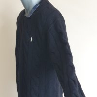 POLO Ralph Lauren Cable Wool / Cashmere Womens Size XL НОВО! ОРИГИНАЛ! Дамски Пуловер!, снимка 7 - Блузи с дълъг ръкав и пуловери - 44459160