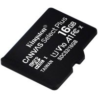 ФЛАШ КАРТА SD MICRO 16GB KINGSTON SDCS2/16GBSP MicroSDHC, 16GB, Class 10, A1, Canvas Select Plus 100, снимка 2 - Друга електроника - 30649936