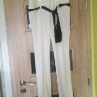 Нов официален бял панталон, размер s/m, снимка 1 - Панталони - 31160058