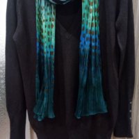 Дамска блуза Zara и шал, снимка 2 - Блузи с дълъг ръкав и пуловери - 31444658