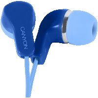 Слушалки с микрофон CANYON CNS-CEPM02BL Сини тапи за уши, In-Ear Stereo Earphones, снимка 2 - Слушалки, hands-free - 30447130