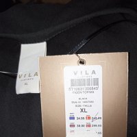 Vila XL- Нов с етикети топ от черен шифон , снимка 6 - Корсети, бюстиета, топове - 38166354