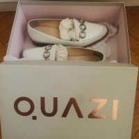 QUAZI Дамски бели обувки естествена кожа , снимка 5 - Дамски ежедневни обувки - 37018472
