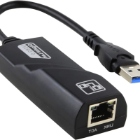 мрежова карта 1000Mbps USB3.0 Wired USB To Rj45 Gigabit Lan Ethernet Adapter Network Card RTL8153, снимка 3 - Кабели и адаптери - 44637946