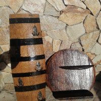 Закачалки изработени от автентични реставрирани бъчви с ръчно ковано желязо , снимка 5 - Декорация за дома - 40221046