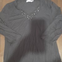Черна блуза, снимка 1 - Блузи с дълъг ръкав и пуловери - 29778090
