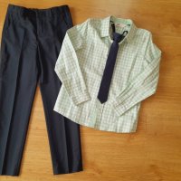 Детски комплект панталон, риза и вратовръзка, снимка 1 - Детски комплекти - 37662082