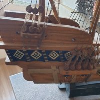 Дървен кораб, снимка 3 - Антикварни и старинни предмети - 31790368