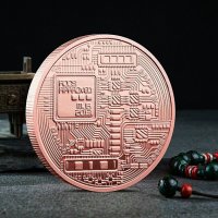 Биткойн монета / Bitcoin ( BTC ) - Cooper, снимка 2 - Нумизматика и бонистика - 31223256