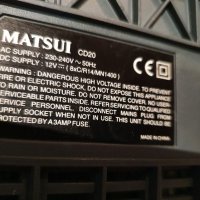 Matsui cd radio cassette player, снимка 7 - Аудиосистеми - 35387076