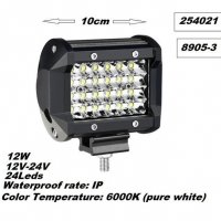 Мощни LED халогени 72W, 10 см, снимка 2 - Аксесоари и консумативи - 38318497