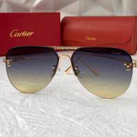 Cartier 2023 мъжки слънчеви очила авиатор унисекс дамски слънчеви очила, снимка 3 - Слънчеви и диоптрични очила - 42842614