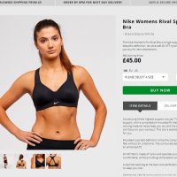 Nike NEW PRO RIVAL BRA, снимка 10 - Корсети, бюстиета, топове - 33990111