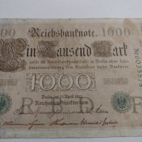 Райх банкнота - Германия - 1000 марки / 1910 година- 17937, снимка 2 - Нумизматика и бонистика - 31034877
