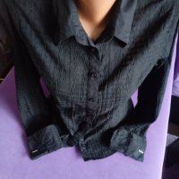 Черна официална маркова риза размер s., снимка 4 - Ризи - 35521444