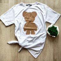 памучни дамски тениски с гумирано лого , снимка 9 - Тениски - 44293567
