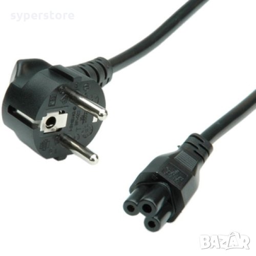 Захранващ Кабел за лаптоп 250v - 3 пина C5 1,8 м. Digital One SP01276, снимка 1