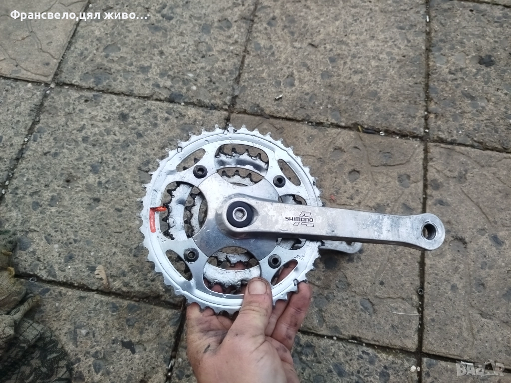 Курбел със средно движение за велосипед колело Shimano fc m 18, снимка 1