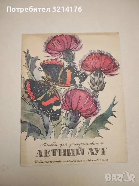 Летний луг - за оцветяване - Колектив, снимка 1