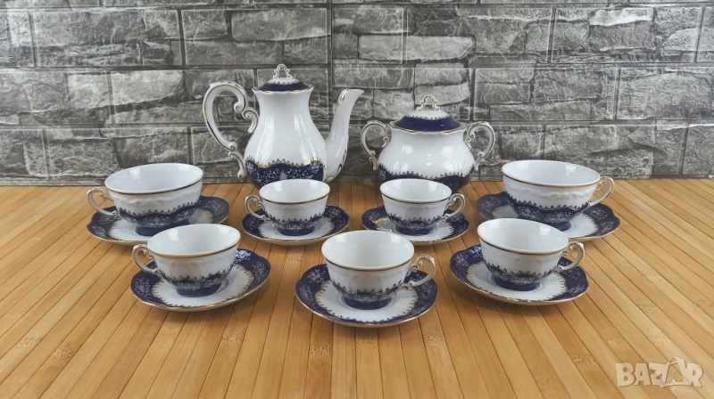 Zsolnay Pompadour - на части сервиз за кафе / чай, снимка 1