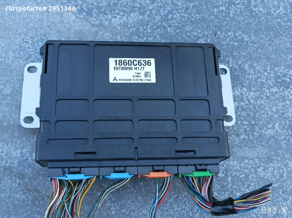 Модул двигател Mitsubishi Space Star Mirage 1.0 1860c636, снимка 1