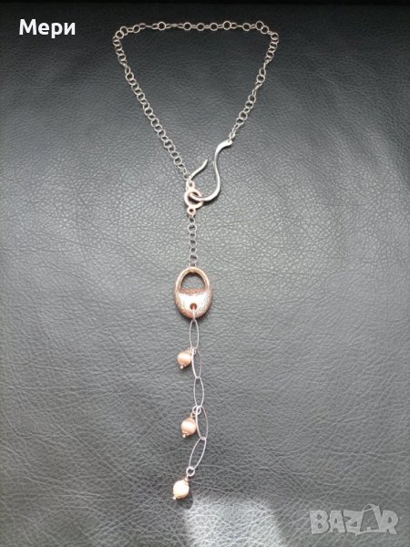 Уникално италианско сребърно колие, снимка 1