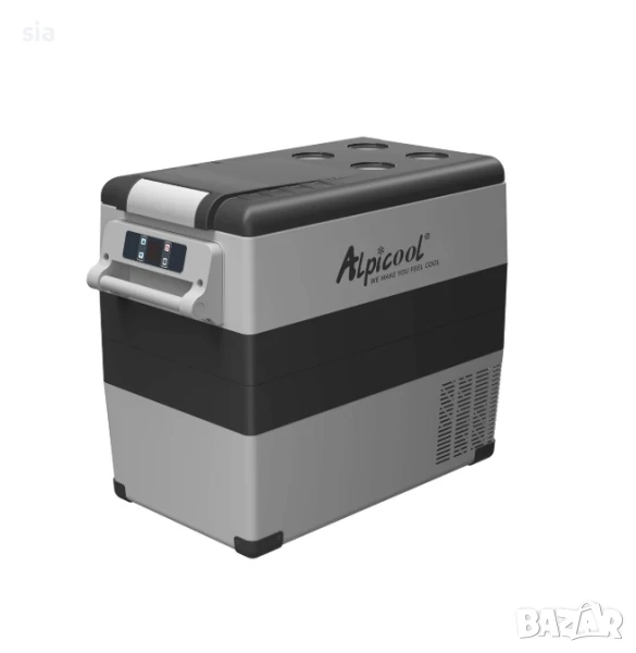 Хладилник за кемпер, каравана, кола или дом с компресор и фризер, 690/345/462мм, снимка 1
