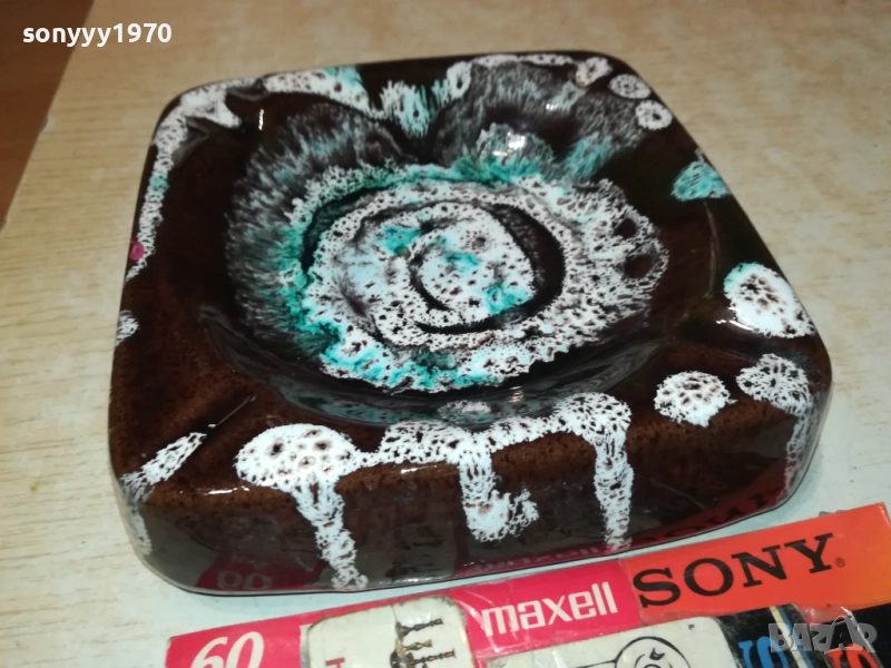 ПЕПЕЛНИК-ГОЛЯМ КЕРАМИКА 0111252021, снимка 1