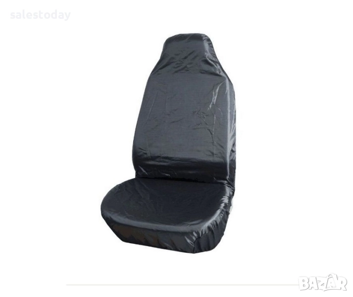 Непромокаем калъф за предна седалка, Водоустойчив протектор, черен, снимка 1