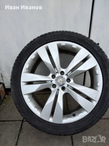 Оригинални джанти за мерцедес 20 цола. С летни гуми., снимка 1