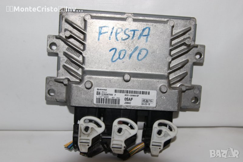 Моторен компютър ECU Ford Fiesta MK7 / 8V2112A650SF / 8V21-12A650-SF / S180047002F / S180047002 F, снимка 1