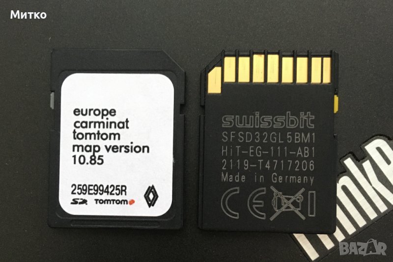 Renault Carminat Tomtom 10.85 SD Card 2023гд Навигационна Оригинална Рено сд карта, снимка 1