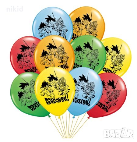 Dragon Ball драгон бол Обикновен надуваем латекс латексов балон парти, снимка 1