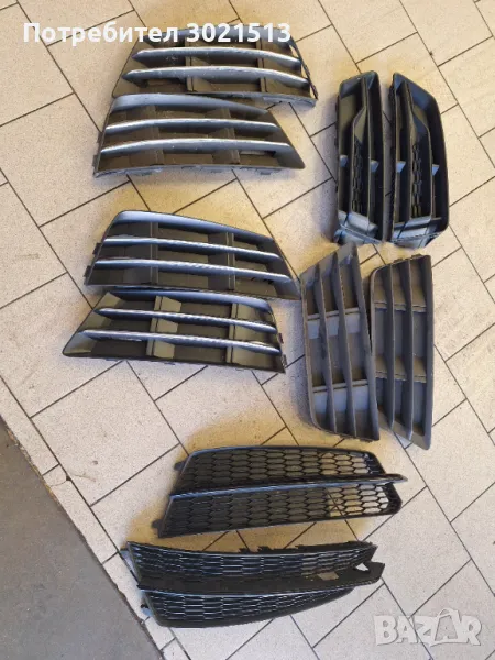 AUDI A4 2016-2020 долни решетки за броня!, снимка 1