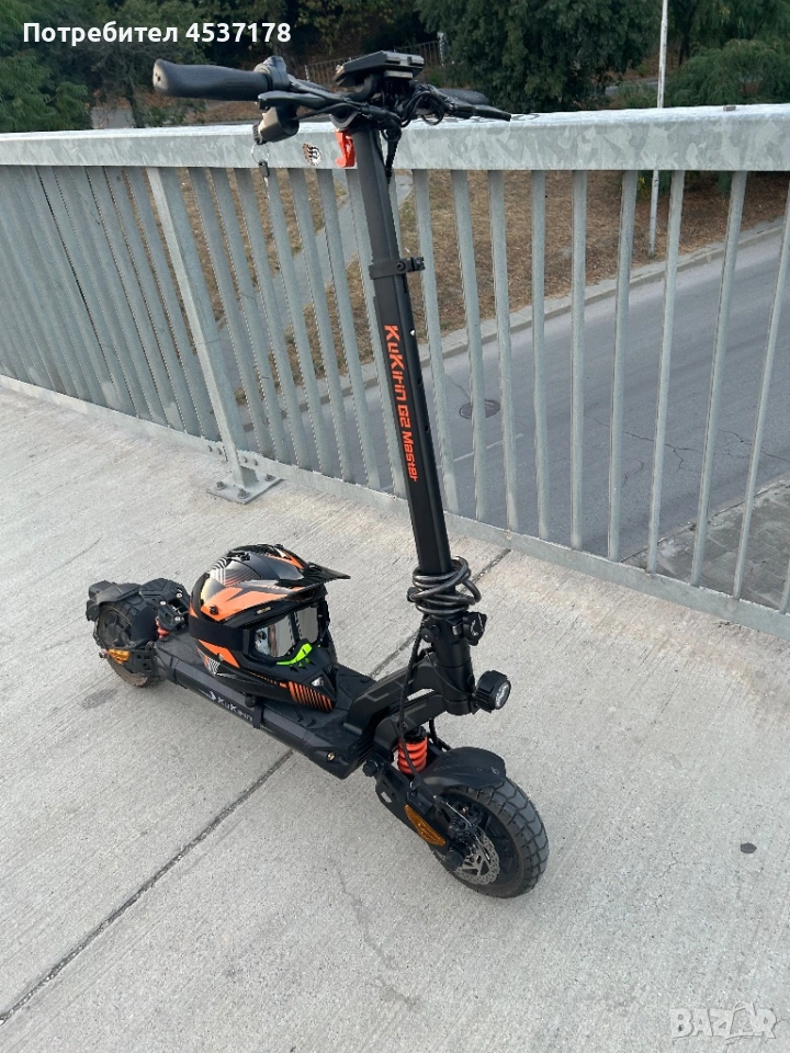 Продавам електрическа тротинетка KuKirin G2 Master в ГАРАНЦИЯ, снимка 1