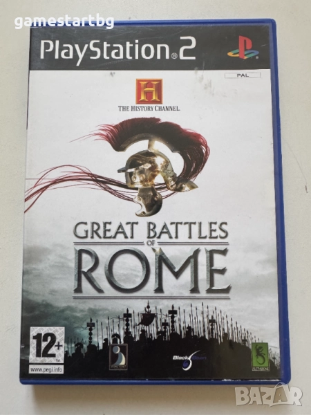 The History Channel: Great Battles of Rome за PS2, снимка 1