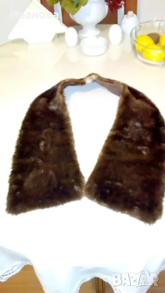 Яки от естествена кожа и шал кашмир, снимка 1