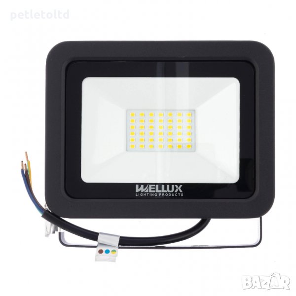 LED Прожектор 30W, WELLUX SLIM, снимка 1