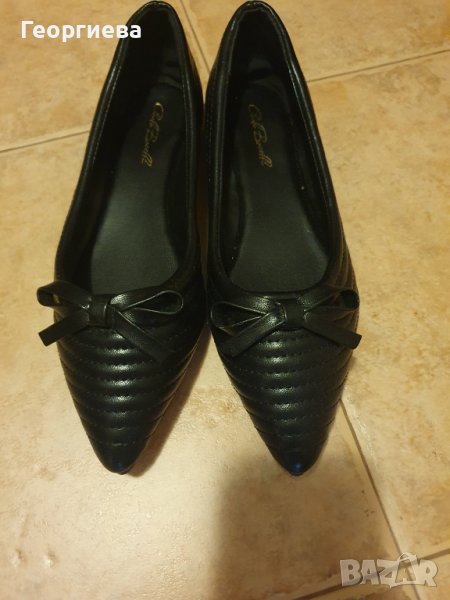 НОВИ черни обувки балерини 36,5 -37 номер, снимка 1