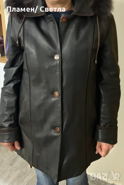 Продавам женско кожено яке, снимка 1