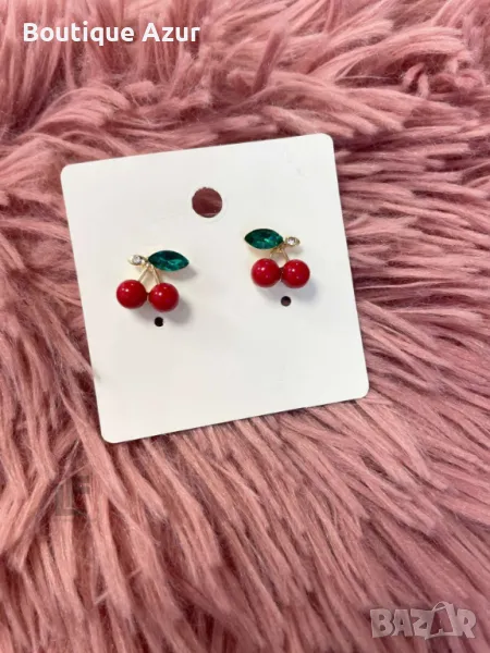 Обеци LFS Cherries 9631  , снимка 1